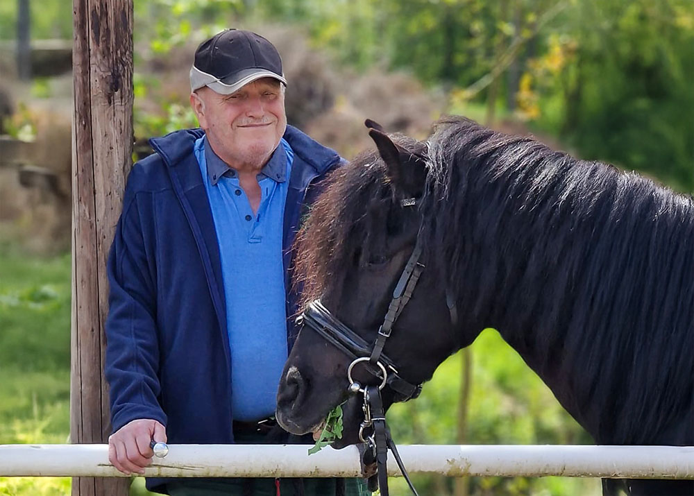 Herbert Reinke vom Berishof in Flieden